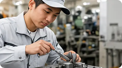 技工職の仕事風景