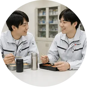 お昼休憩の様子